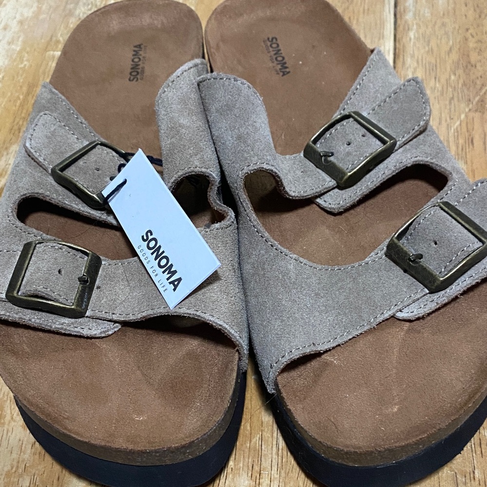 Sonoma women Sandals - Brown with Black Soles